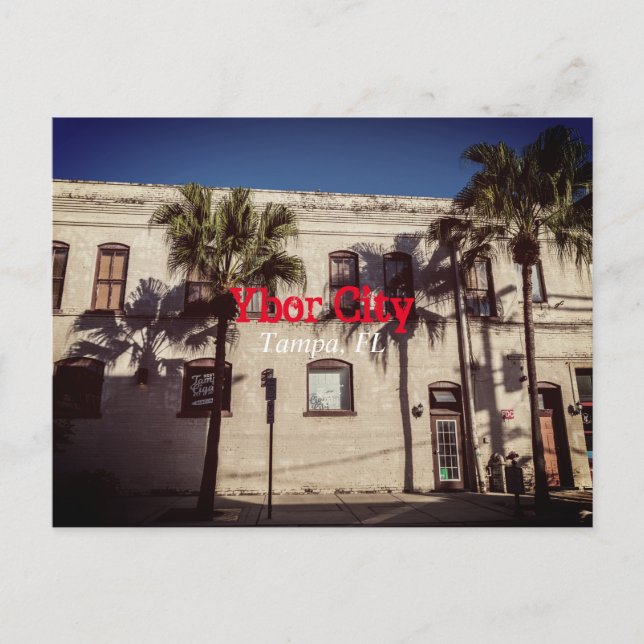 Ybor City, Tampa FLORIDA Postkarte (Vorderseite)