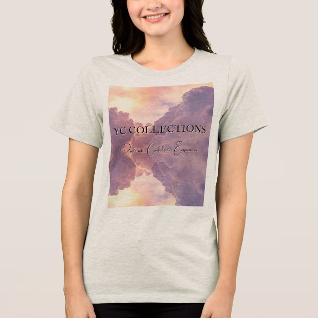 YC-SAMMLUNGEN - Hafermehl, keine Unterlage Tri-Blend Shirt (Vorderseite)