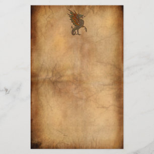 Ye Altes mittelalterliches Drachendesign Briefpapier
