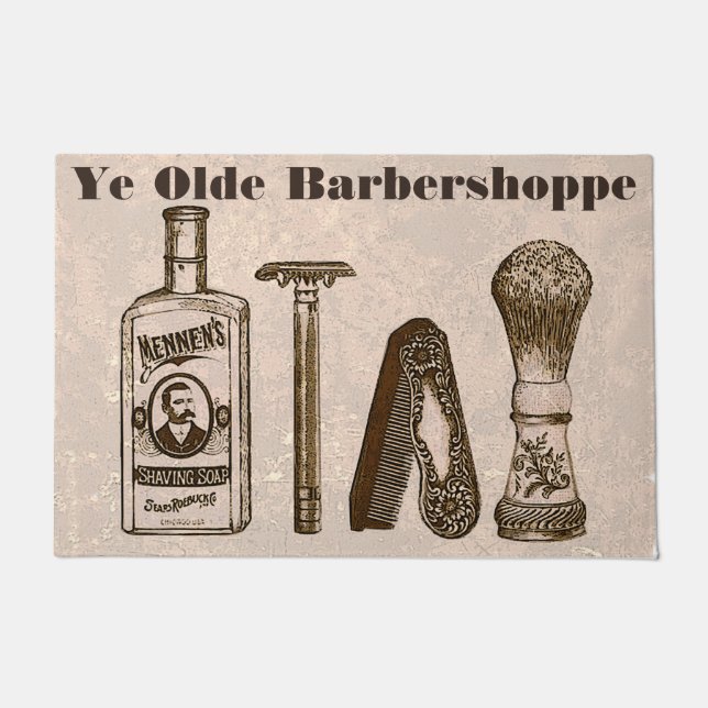 Ye Olde Barbershoppe Fußmatte (Vorderseite)