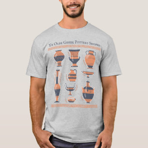 Ye Olde Greece Pottery Shoppe: Fun Ancient Jugs T- T-Shirt
