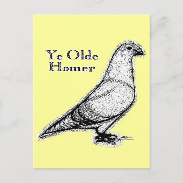 Ye Olde Homer Postkarte (Vorderseite)