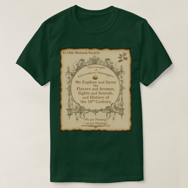 Ye Olde Nutmegger Burned Edges T-Shirt (Design vorne)