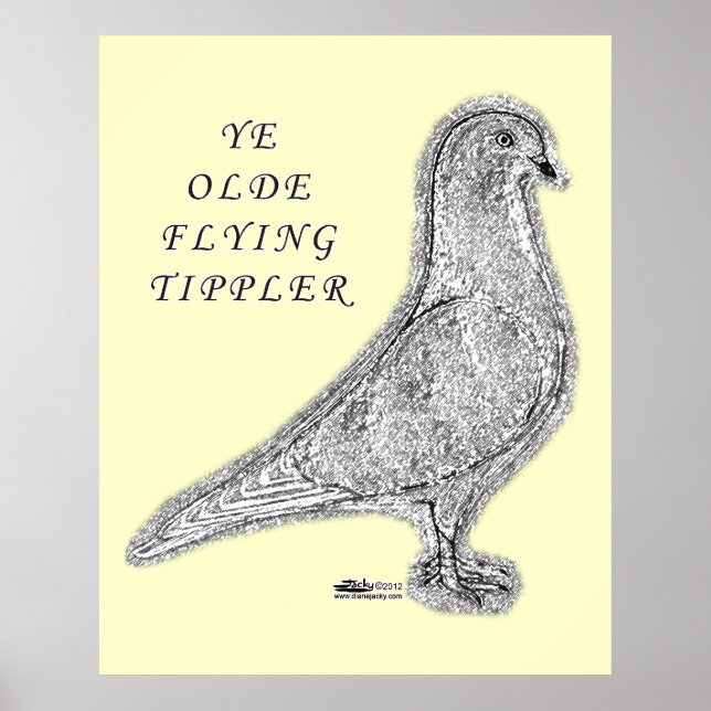 Ye Olde Tippler Pigeon Poster (Vorne)