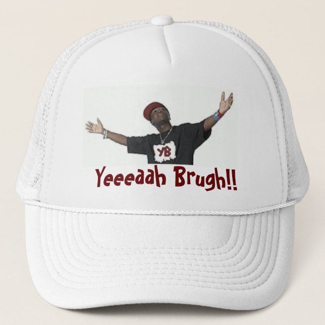 Yeaaaaah Brugh! Die weiße Kappe (Vorderseite)