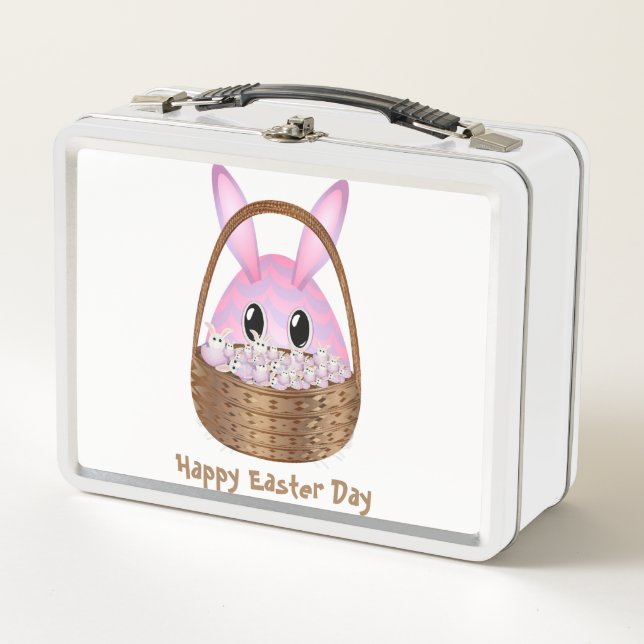 Yeager Oaster Special Welten größter Osterkorb Metall Brotdose (Vorderseite)