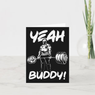 Yeah Buddy - Ronnie Coleman Bodybuilding Gym Motiv Karte