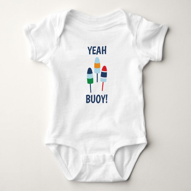 Yeah Buoy Funny Baby Strampler (Vorderseite)