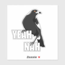 Yeah nah lustige australische Magpie-Aufkleber