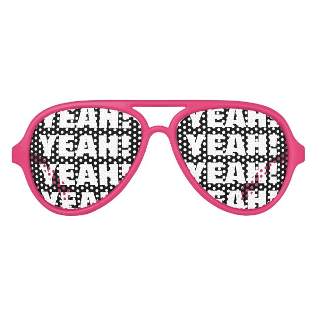 Yeah Yeah! coole Party-Sonnenbrille Partybrille (Vorderseite)