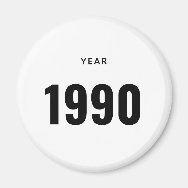 Year 1990 Magnet (Vorne)