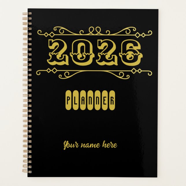 Year 2026 Planner Planer (Vorderseite)