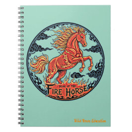 Year of the Fire Horse Notebook 2 Notizblock