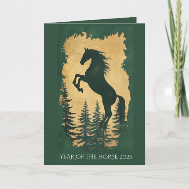 Year of the Horse 2026 Card Karte (Vorderseite)
