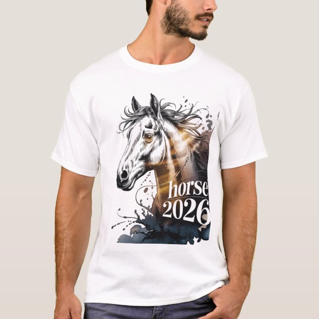 Year of the Horse 2026 T-Shirt (Vorderseite)