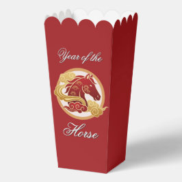 Year of the Horse 2.5"w x 3.5"l x 7.5"h Favor Box Geschenkschachtel