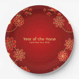 Year of the Horse Chinese New Year Pappteller