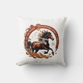 Year of the Horse Flame, Lunar Zodiac Gift Kissen