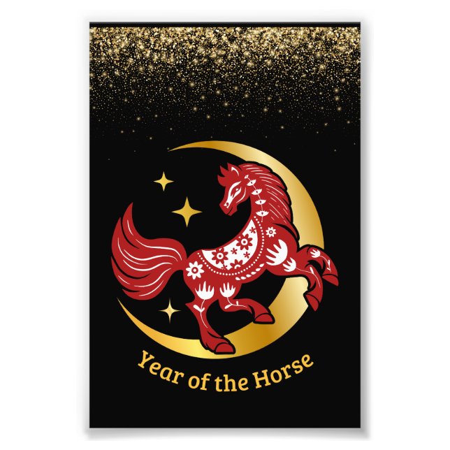 Year of the Horse Lunar  Fotodruck (Vorne)