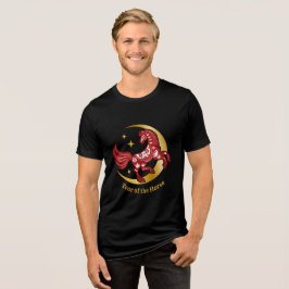 Year of the Horse Lunar New Year T-Shirt Design Tri-Blend Shirt