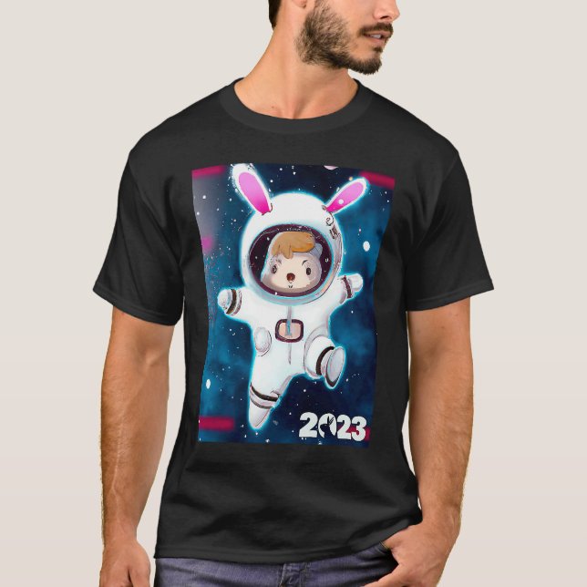 Year Of The Rabbit 2023 Chinese New Year 2023 Boy  T-Shirt (Vorderseite)