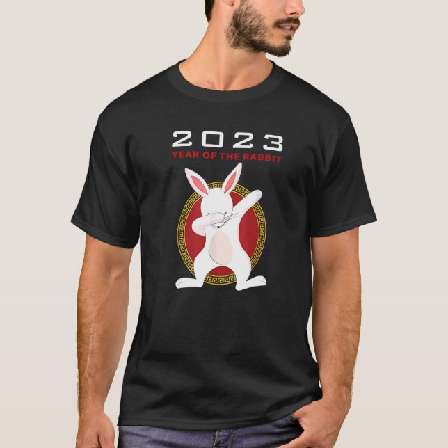 Year Of The Rabbit 2023 Chinese New Year 2023 T-Shirt (Vorderseite)