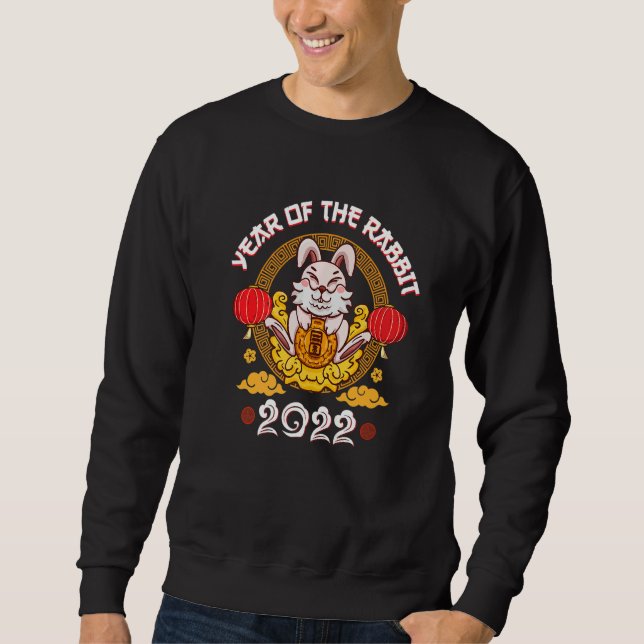 Year of the Rabbit 2023  Happy Chinese New Year 20 Sweatshirt (Vorderseite)