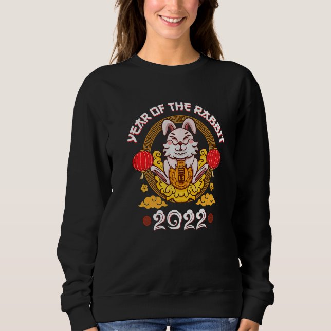 Year of the Rabbit 2023  Happy Chinese New Year 20 Sweatshirt (Vorderseite)