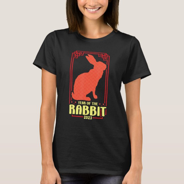 Year Of The Rabbit Chinese New Year 2023 12 T-Shirt (Vorderseite)