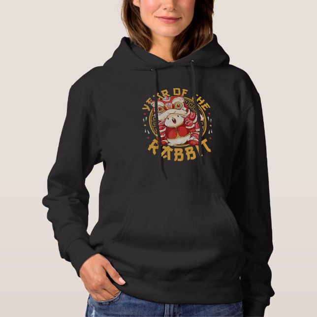 Year Of The Rabbit Chinese New Year Hoodie (Vorderseite)