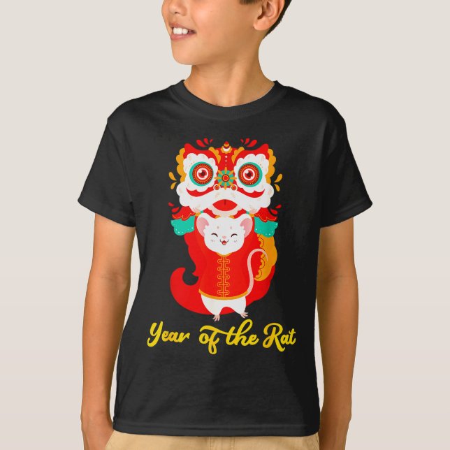 Year Of The Rat Shirt Kids 2020 Chinese Lunar New  (Vorderseite)