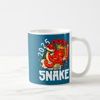 Year Of The Snake 2025 Chinese New Year 2025 Red S Kaffeetasse