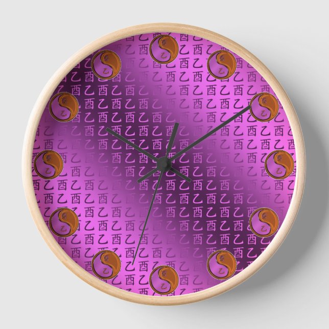 Year of the Wood Rooster Uhr (Vorderseite)