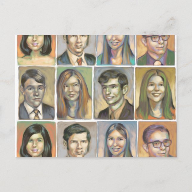 Yearbook Fotos Poscard Postkarte (Vorderseite)