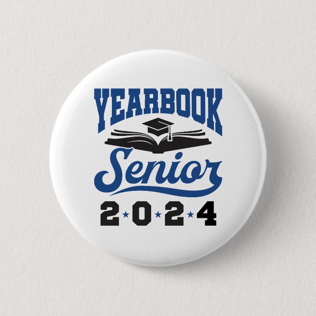 Yearbook Senior 2024 Button (Vorderseite)