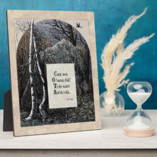 Yeats "Das gestohlene Kind" viktorianische Kunstpl Fotoplatte