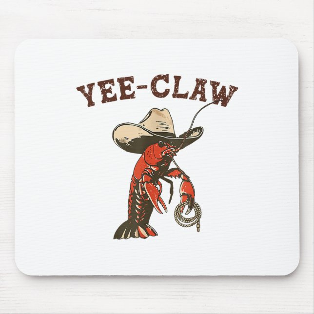 Yeclaw Funny Crawfish Cajun Seafood Festival Mousepad (Vorne)