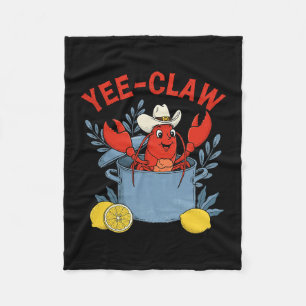Yee-Claw Western Cowboy Krebs-Kochfest Meeresteil Fleecedecke