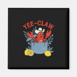 Yee-Claw Western Cowboy Krebs-Kochfest Meeresteil Magnet