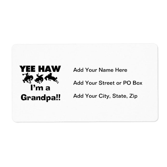 Yee Haw bin ich ein Großvater-T - Shirts und (Vorne)