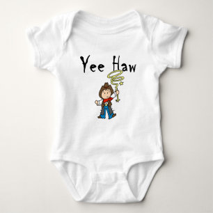Yee Haw-Cowboy-T-Shirts und Geschenke Baby Strampler