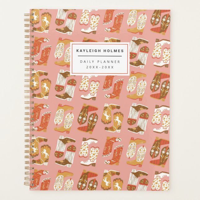 Yee Haw Cowgirl Planner Planer (Vorderseite)