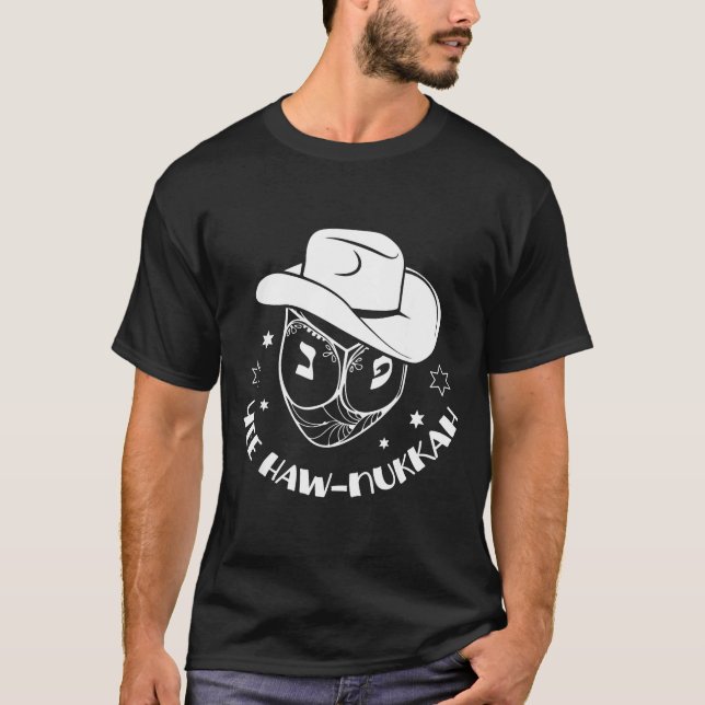 Yee Haw-nukkah Hanukkah Chanukah Dreidel Festival  T-Shirt (Vorderseite)