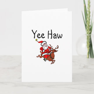 Yee Haw Sankt Feiertagskarte