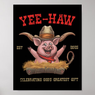 Yee Haw Vbs 2025 Tierfarm-Ferienbibelschule Poster