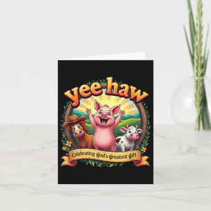 Yee Haw Youth Vbs 2025 feiert Bestes Camp Karte