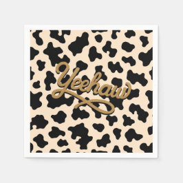 Yeehaw Adventure in der Wilden West Rodeo Geburtst Serviette