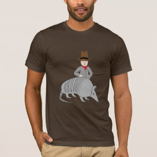 Yeehaw!  Cowboy und Gürteltier! T-Shirt