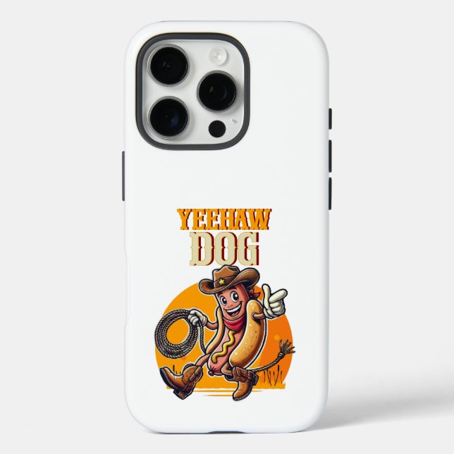 Yeehaw Dog Case-Mate iPhone Hülle (Rückseite)