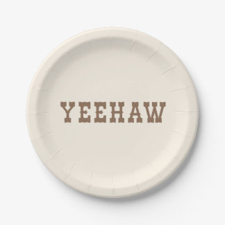 Yeehaw meine erste Rodeo Geburtstagsparty Plate ne Pappteller